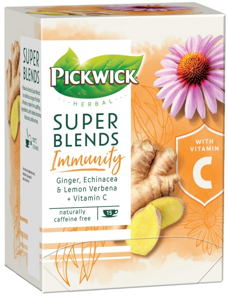 Чай Pickwick Super Blends Immunity 15 шт. 22,5 г 