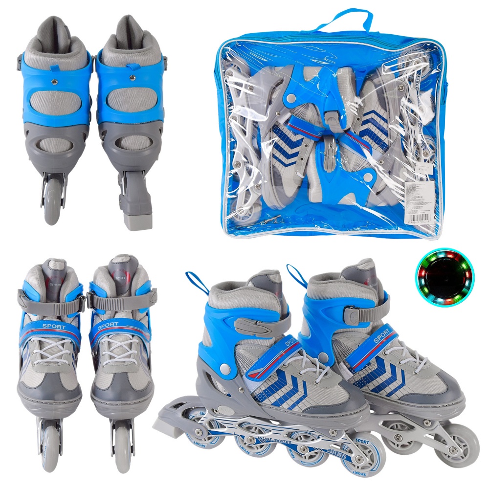 Роликовые коньки Shantou Sport RL2410 р. 29-33 в ассортименте