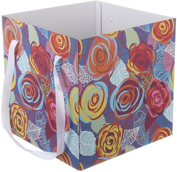 Подарочная коробка с лентой КороBox L