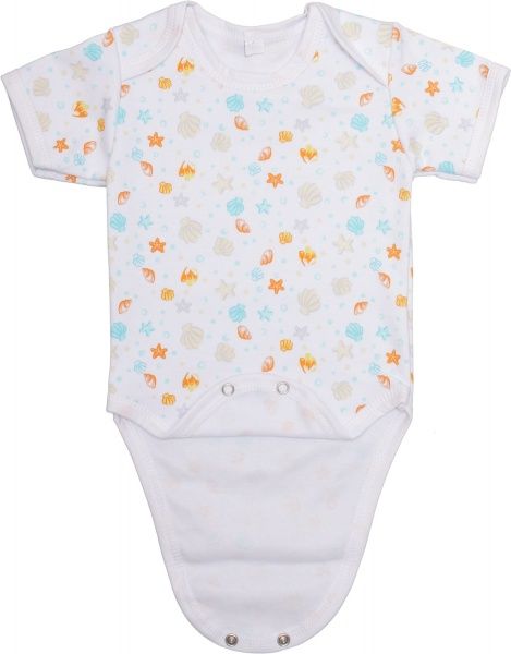 Боди детское Ярослав 456 р.68-74 белый с принтом 