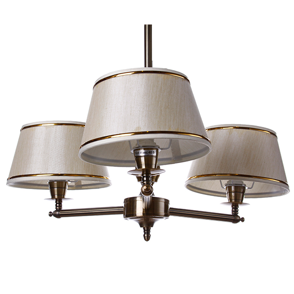 Люстра подвесная Геотон НСБ 01-3х60-903 Октавия-143 3xE14 бронзовый 