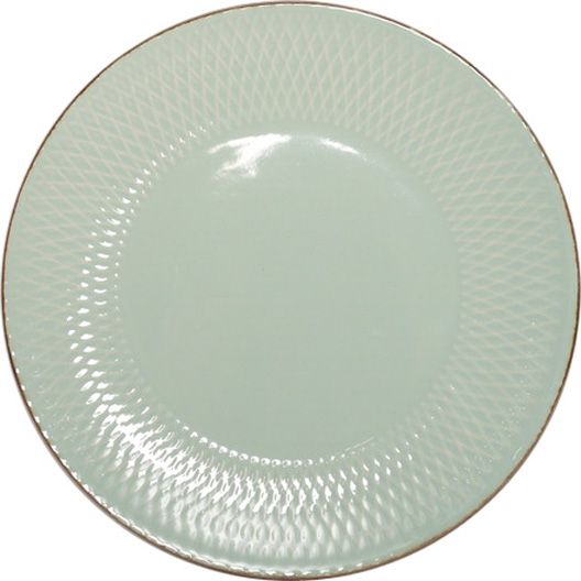 Тарілка обідня Rombique Menthol 19 см Bella Vita