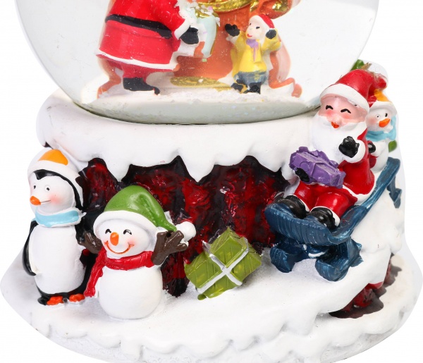 Шар новогодний Снежная горка 10х15 см EPI-YLM20943 