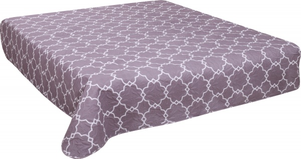 Покривало декоративне Візерунок 160x210 см UP! (Underprice) фіолетовий 