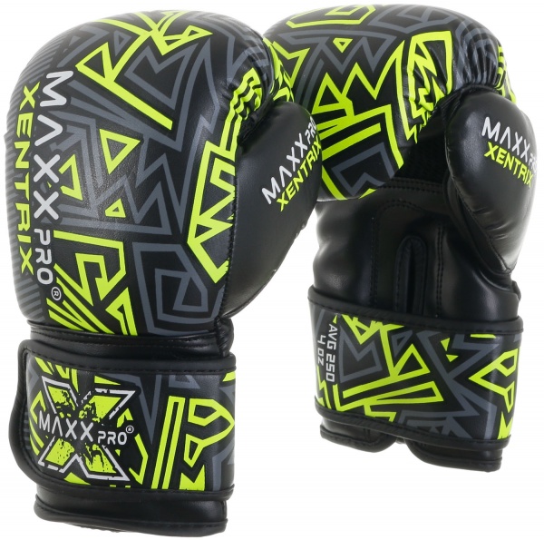 Рукавички для карате MaxxPro AVG-250 р. 4 жовтий