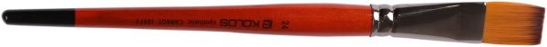 Кисть Carrot 1097F № 24 синтетика плоская KOLOS 