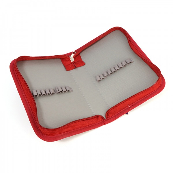 Пенал школьный Девочка-котик 52602733 Lider красный с рисунком