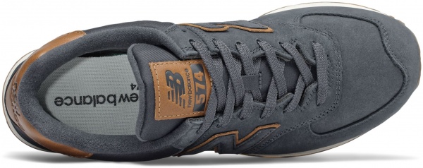 Кроссовки New Balance 574 Luxe ML574NBD р.42,5 синий