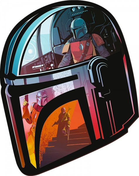 Пазлы деревянные Trefl 160 Wood Craft Мандалорец Звездные войны 20186