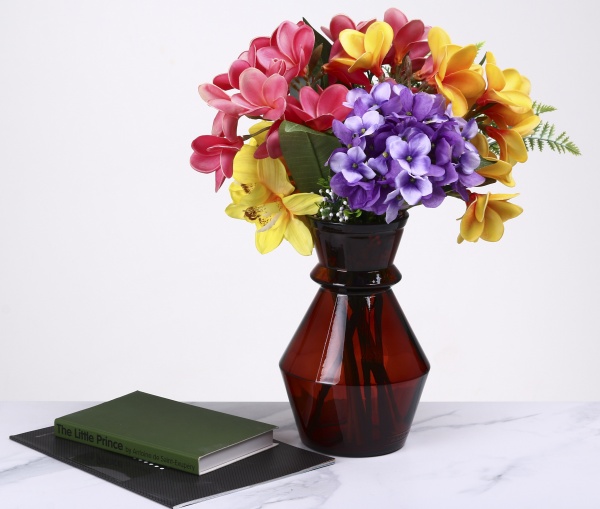 Ваза San Miguel MERIDA D16 см скло 25 см теракота 