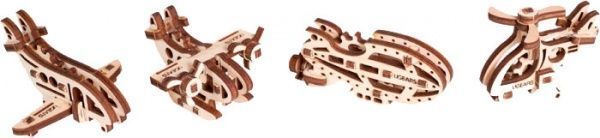 Ігровий набір Ukrainian Gears 3D пазл фіджет літальні апарати