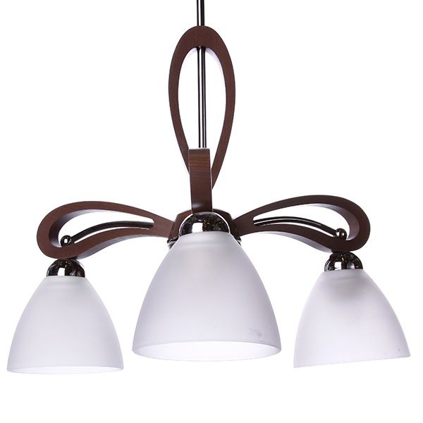 Люстра подвесная ALFA GRACJA 3xE27 венге 20893 