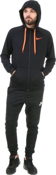 Джемпер Nike M NK DRY HOODIE FZ FLEECE 860465-011 р. XL чорний