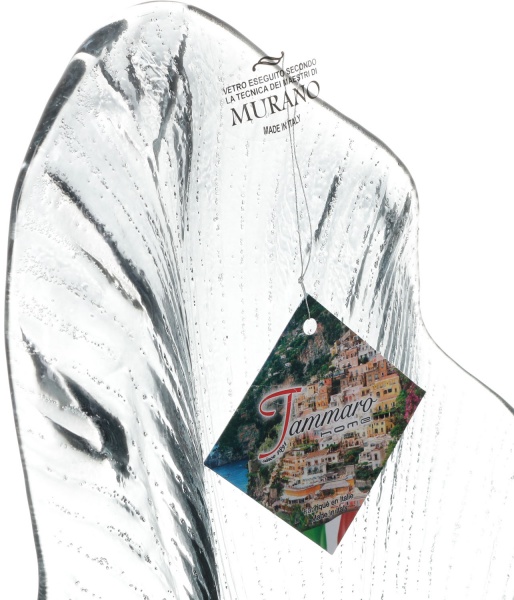 Ваза Antonio Tammaro Diamond 36 см прозора 