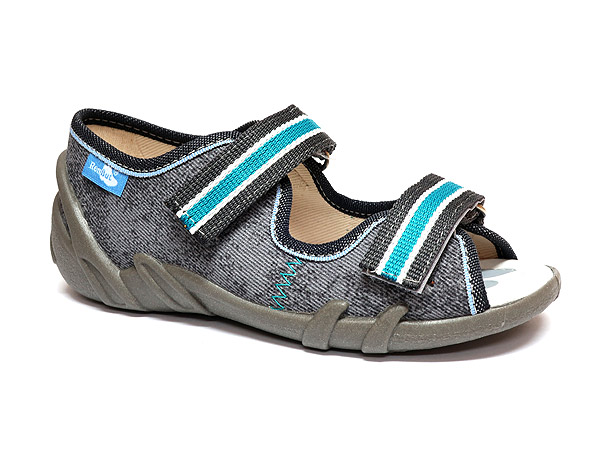 Сандалии для мальчиков RenBut текстильные с профилированной стелькой р.26 серый 33-378LP-1415-26 