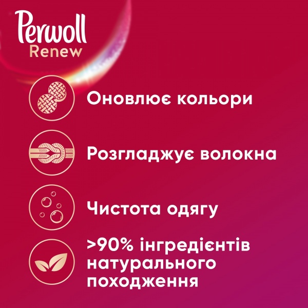 Капсули для машинного прання Perwoll для кольорових речей (1+1) 56 шт. 