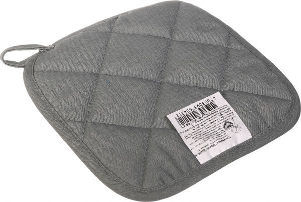 Прихватка Mosaic 20x20 см сірий із малюнком Прованс 