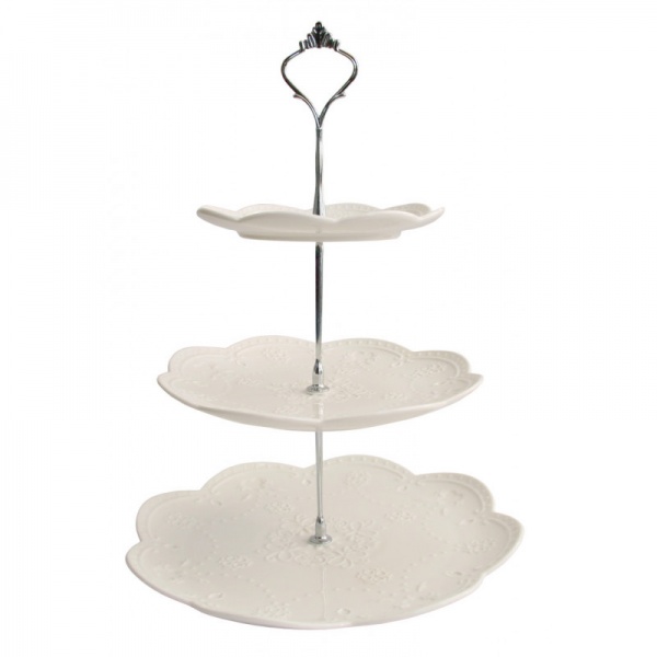 Фруктовниця триярусна Paradise White A06142-RS08 Astera 