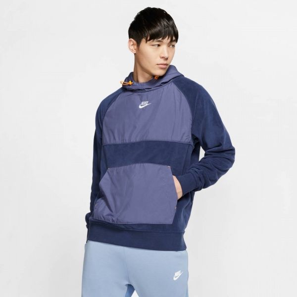 Джемпер Nike M NSW CE HOODIE PO WINTER CD3156-557 р. XL фіолетовий