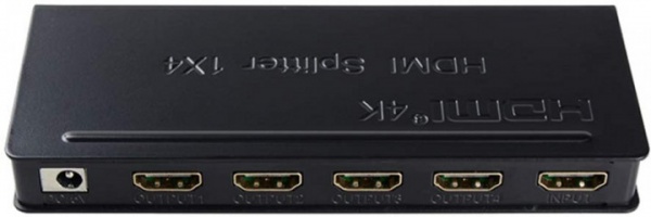 Сплітер PowerPlant чорний (CA911509) HDMI 1X4 V1.4 4K HDSP4-M 