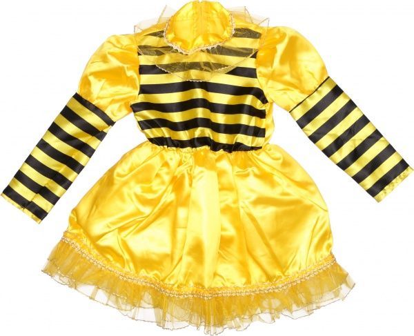 Костюм дитячий карнавальний КАРНАВАЛІЯ Бджілка дівчинка 3-5 років р.110 жовтий 