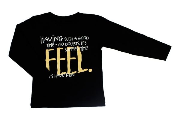 Реглан для дівчинки Luna Kids р.110 чорний 