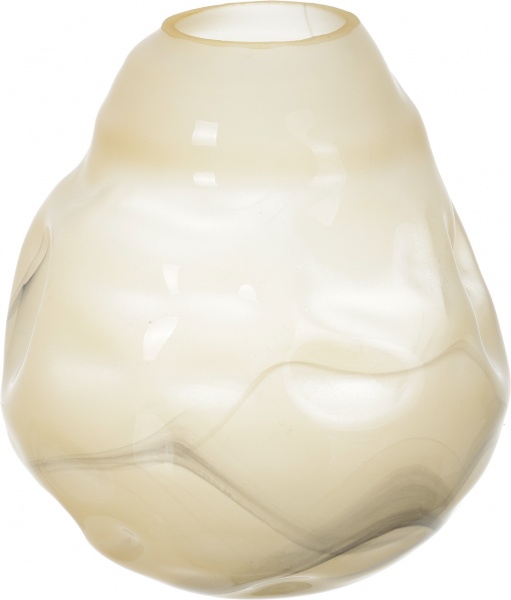 Ваза Antonio Tammaro Crash 33 см бежевая 