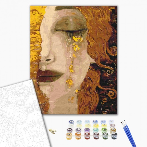 Картина за номерами Золоті сльози. Анн-Марі Зільберман BS51349 40x50 см Brushme 