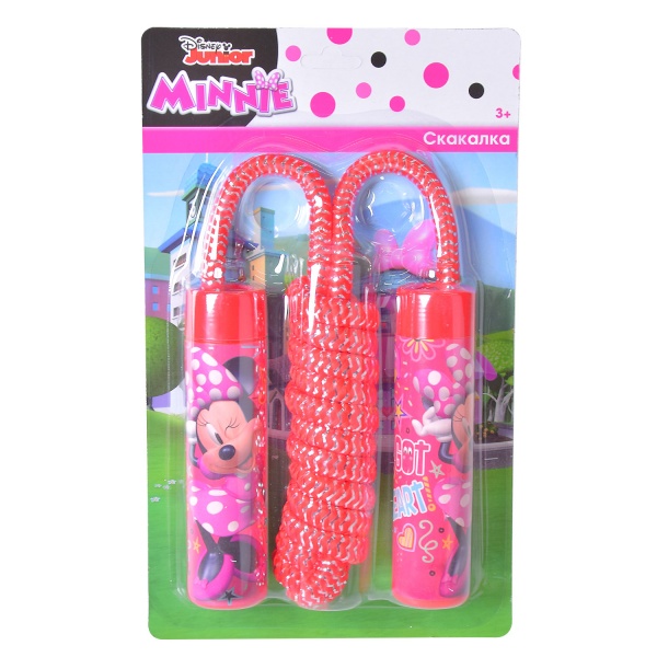 Скакалка Мінні Маус 2,2 м, (2 види в асортименті) LS1018