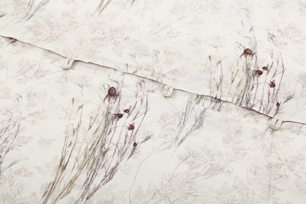 Комплект постельного белья Amarante семейный бежевый Lameirinho 