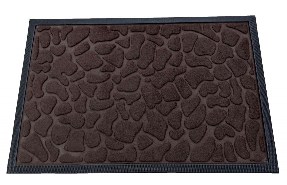 Коврик Relana R06 dark brown 40x60 см