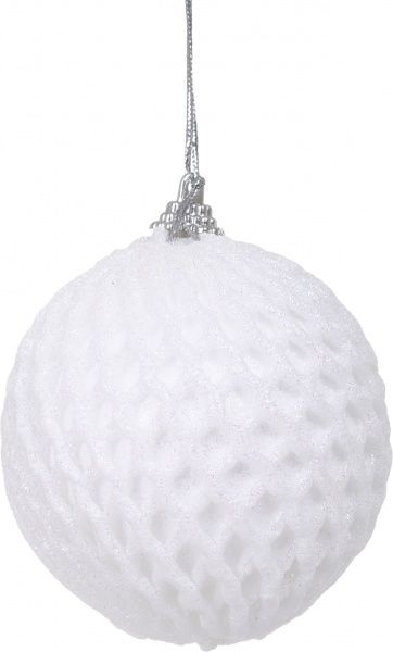 Шар пластиковый Сеточка d80 SDA280W белый