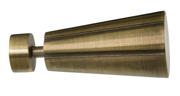 Карниз Bojanek VASO одинарный укомплектованный d19 мм 240 см античная латунь 