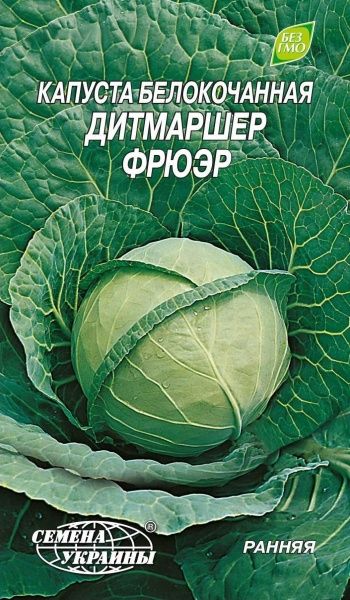 Семена Семена Украины капуста белокочанная Дитмаршер Фрюэр 1г