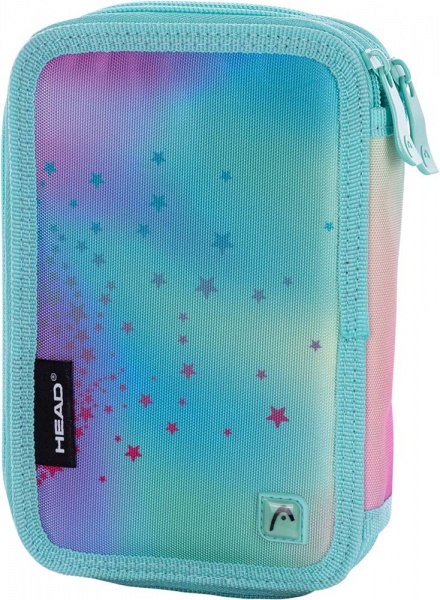 Пенал шкільний AC2 Kitty ombre Head блакитний