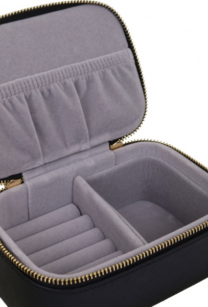 Скринька для прикрас Royal weave 13х8х5,5 cм чорна