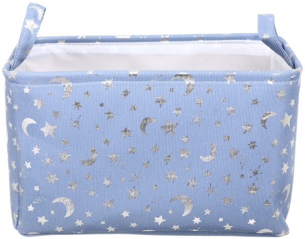 Корзина Star and Moon L 38х26х22 см EG92928 голубой 