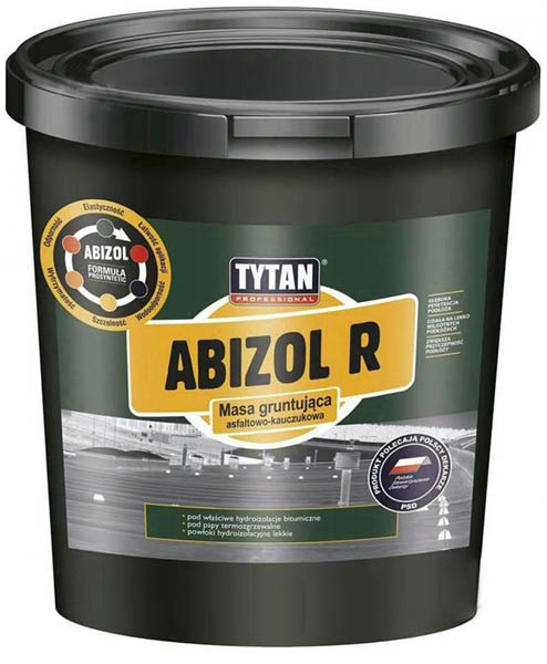 Праймер Tytan битумно-каучуковый черный Abizol R 4,5 кг
