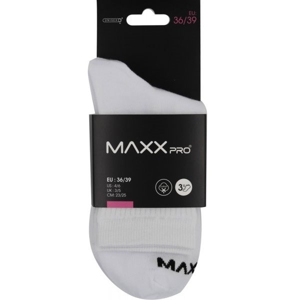 Шкарпетки MaxxPro 16651 3 пари білий р.36-39