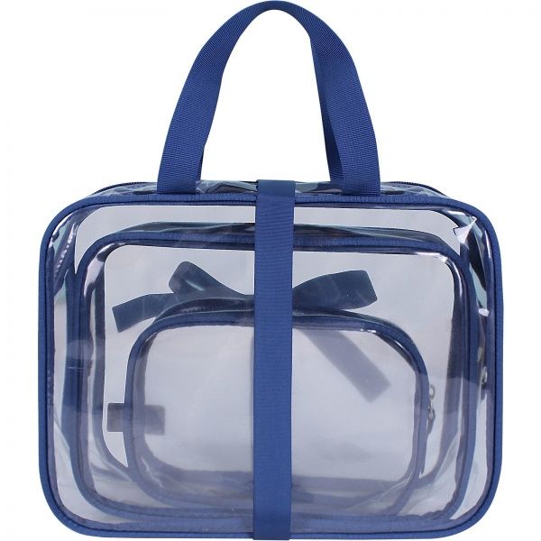 Косметичка Bagland Trio 6 л синій (0072830) 