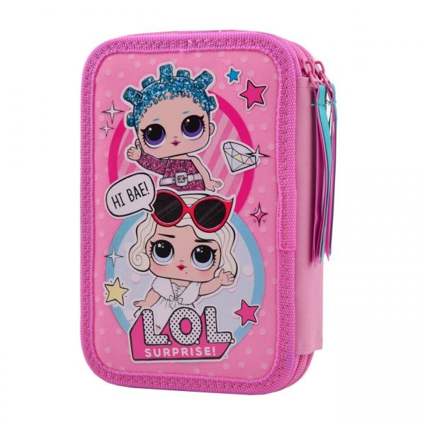Пенал школьный двойной LOL Sweety YES разноцветный