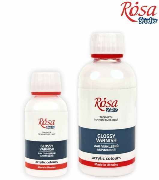 Лак акриловый глянцевый 120 мл (750010101) Rosa Studio