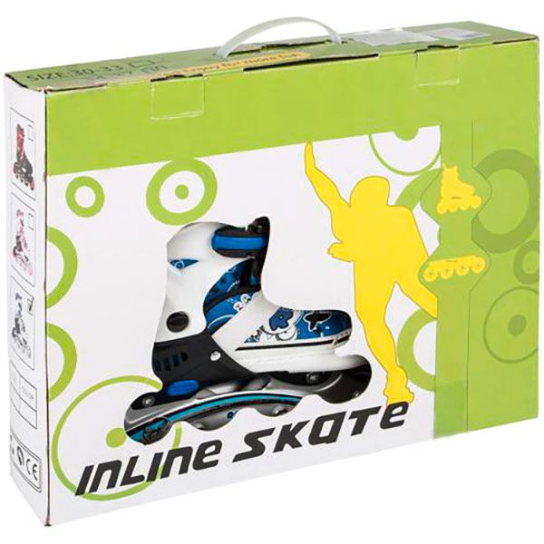 Роликові ковзани GW-080S-01B р. 34-37 блакитнийсиній