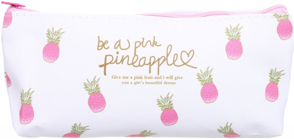 Пенал школьный Модный ананас Nota Bene белый