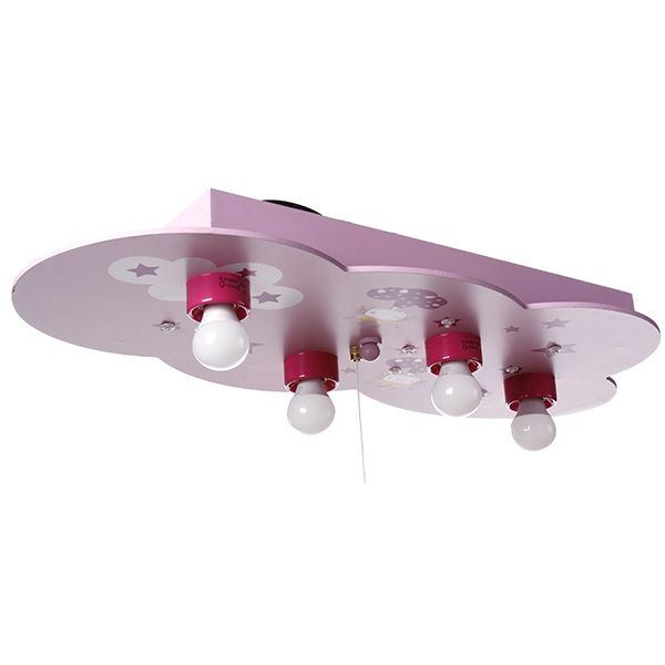 Люстра Crystal Sky PL4 розовая