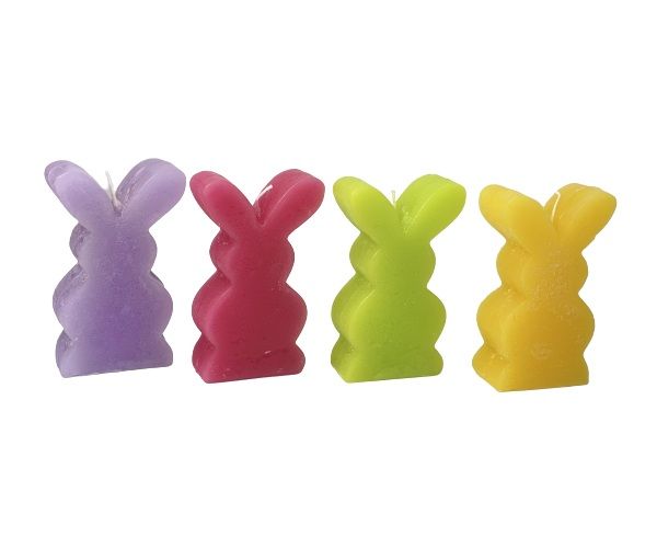 Свеча Зайчик 28х54х105 мм в ассортименте Pako-If