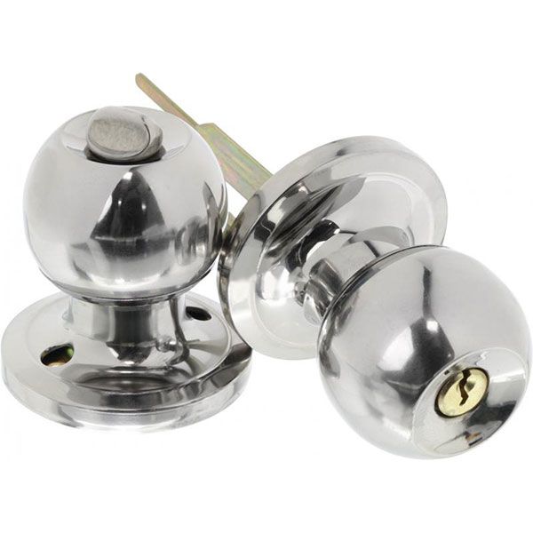 Кнобсет Bruno 607 ET SS WC нержавеющая сталь