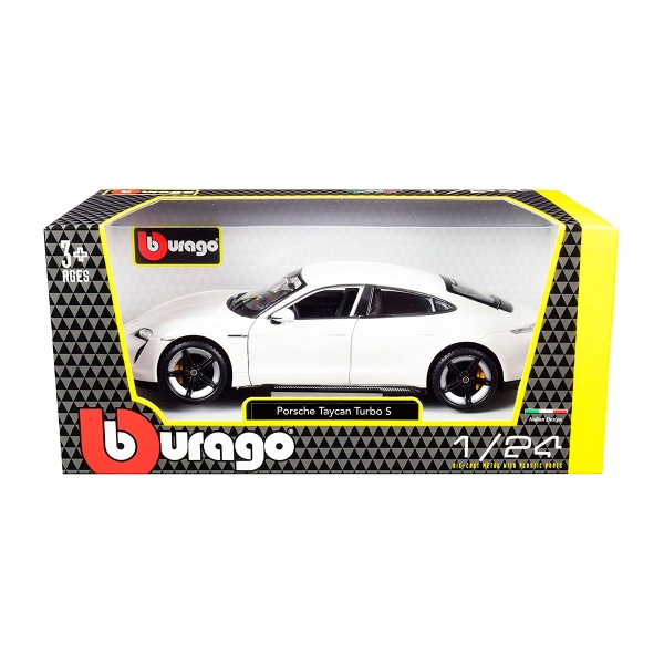Автомобіль Bburago 1:24 Porsche Taycan Turbo S в асортименті 18-21098