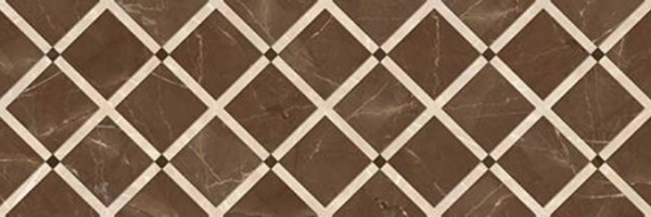 Плитка TABRIZ TILE Antigue Decor Brown Glossy 30x90 
