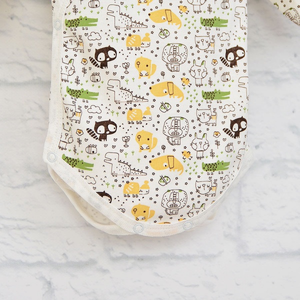 Боди унисекс Blanka Животние р.68 белый 12887 